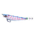 HENGJIA SJ033 Luminous Steel Wire Banana Shrimp Fake Bait, Size: 12cm 14.3g(Blue Back Pink Pattern)