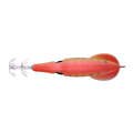 HENGJIA SJ042 Squid Steel Filament Shrimp Bionic Bait Sea Fishing Lures, Size: 9.5cm 6g(Orange Red)