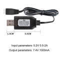 7.4V Lithium Battery Charger Toy Aircraft Accessories USB Data Cable(XH-3P)