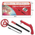 MD3006 Metal Detector Outdoor Treasure Hunter Toys Children Science Detector(Red)