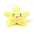 3pcs Pet Teething Toy Plush Starfish Sounding Toy(Yellow)