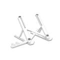 2 In 1 Laptop Mobile Phone Stand Heightening Cooling Stand(White)
