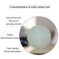 TPR Bite Resistant Luminous Bouncy Ball Pet Toys, Size: Large 6.5cm