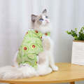 Pet Neutering Clothes Post-surgery Care Pet Clothes, Size: S(Avocado)