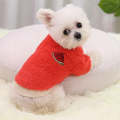 2pcs Dogs Keep Warm Two Feet Clothes Bipanda Cat Clothes, Size: XS(Red Watermelon)