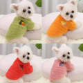 2pcs Dogs Keep Warm Two Feet Clothes Bipanda Cat Clothes, Size: L(Pink Grapes)