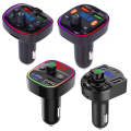 Q7 3.1A USB+PD Bluetooth Car Charger Car FM Transmitter Colorful Lighting