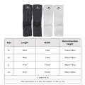 Elastic Breathable Karate Leg Guards Taekwondo EVA Board Protective Gear, Specification: L (White)