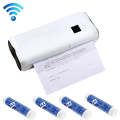 Home Small Phone Office Wireless Wrong Question Paper Student Portable Thermal Printer, Style: Re...