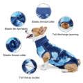 Tie-dye Dog Postoperative Clothes Easy to Put On and Take Off Pet Sterilization Clothes, Size: XL...
