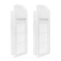 2pcs White Filter For Ecovacs X1 Onmi / X1 Turbo Vacuum Cleaner Accessories