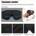 EM4 Bluetooth 5.2 Eye Mask Wireless Headphone Eye Protection for Sleep Office Lunch Break(Black)
