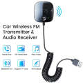 S-25 Car Bluetooth 5.0 MP3 Receiver Audio Converter FM Music Player