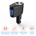 S-06A Multifunctional Car Cigarette Lighter 100W One for Two High Power Charger
