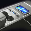 For Tesla Model 3 / Y 27W Quick Interior Charger Intelligent USB-C/Type-C Docking Station HUB