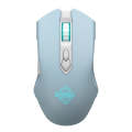Ajazz AJ52PRO 8 Keys Three-mode Bluetooth/Wireless/Wired RGB Gaming Mouse(Aj52pro blue version)