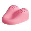 QC070 Elastic Gel Cervical Massage Pillow Shoulder and Neck Correction Traction Cushion(Pink)