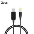 2pcs DC 5V To 9V USB Booster Cable Mobile Power Router Power Cord