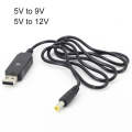 2pcs DC 5V To 9V USB Booster Cable Mobile Power Router Power Cord