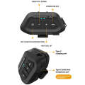 LX2 Motorcycle Helmet Bluetooth Earphone Waterproof Noise Canceling Motorcycle Headphones(Black)