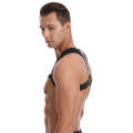 MK118 Back Correction Belt PU Leather Anti-Hunchback Strap Posture Corrector
