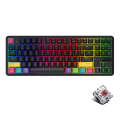 Ajazz K870T 87-Key Hot Swap Bluetooth/Wired Dual Mode RGB Backlight Office Game Mechanical Keyboa...