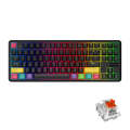 Ajazz K870T 87-Key Hot Swap Bluetooth/Wired Dual Mode RGB Backlight Office Game Mechanical Keyboa...