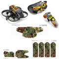 For DJI Avata RCSTQ Body Sticker For Goggles 2 Glasses PVC Colorful Sticker Set(Camouflage Green)