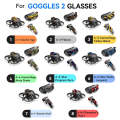 For DJI Avata RCSTQ Body Sticker For Goggles 2 Glasses PVC Colorful Sticker Set(Camouflage Yellow...