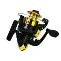 YUMOSHI JL200 Fishing Reel Without Line Plating Head Metal Movement Spinning Reel(Electroplated Y...