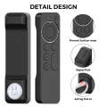 For Apple TV Siri Remote 2/3 AhaStyle PT165 Remote Controller Silicone Protective Case(Black)
