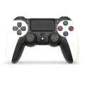 KM048 For PS4 Bluetooth Wireless Gamepad Controller 4.0 With Light Bar(Elegant White)