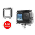 For GoPro Hero11 Black / HERO10 Black / HERO9 Black TELESIN Waterproof Case Full Scene Anti-Fog U...