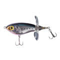 DF065 9g Double Paddle Tractor Surface Tether Roadrunner Fake Lure Long-distance Casting Lure(Sil...