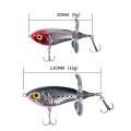 DF080 16g Double Paddle Tractor Surface Tether Roadrunner Fake Lure Long-distance Casting Lure(Si...