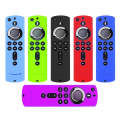 For Amazon Fire TV Stick 4K 2nd Remote Control Anti-Fall Silicone Protective Case(Purple)