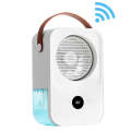 MT-F60 Smart Digital Display USB Charging Air Cooler Desktop Mist Humidification Fan, Mode: Sound...