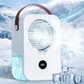 MT-F60 Smart Digital Display USB Charging Air Cooler Desktop Mist Humidification Fan, Mode: Sound...