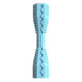 Pet Chewing Toy Hexagonal Molar Teeth Cleaning Stick Pet Toothbrush(Gentleman Blue)