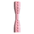 Pet Chewing Toy Hexagonal Molar Teeth Cleaning Stick Pet Toothbrush(Cherry Pink)