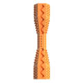 Pet Chewing Toy Hexagonal Molar Teeth Cleaning Stick Pet Toothbrush(Orange)