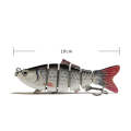 LK001-09 10cm Multi-sectional Bionic Bait Hook Long-distance Casting Sea Fishing Fake Lures