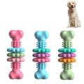 BG5056 TPR Pet Chewing Toys Bone Shape Dog Teething Stick(Avocado Green)