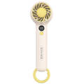 F2302 Handheld Portable Mini USB Office Student Fan with Hook(Yellow)