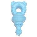 BG5057 Nipple Shape Pet Teething Glue Stick TPR Dog Chew Toys(Blue)