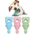 BG5057 Nipple Shape Pet Teething Glue Stick TPR Dog Chew Toys(Blue)