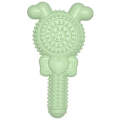 Lollipop Shape Dog Teething Stick TPR Bite Resistant Pet Toys(Green)
