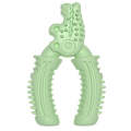BG5058 Pet Chew Toys Crocodile Pliers Shape Dog Teething Stick(Green)