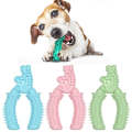 BG5058 Pet Chew Toys Crocodile Pliers Shape Dog Teething Stick(Green)