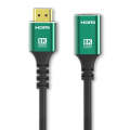 0.5m HDMI2.1 Male To Female 8K Audio And Video Cable Extension Cable(Green)